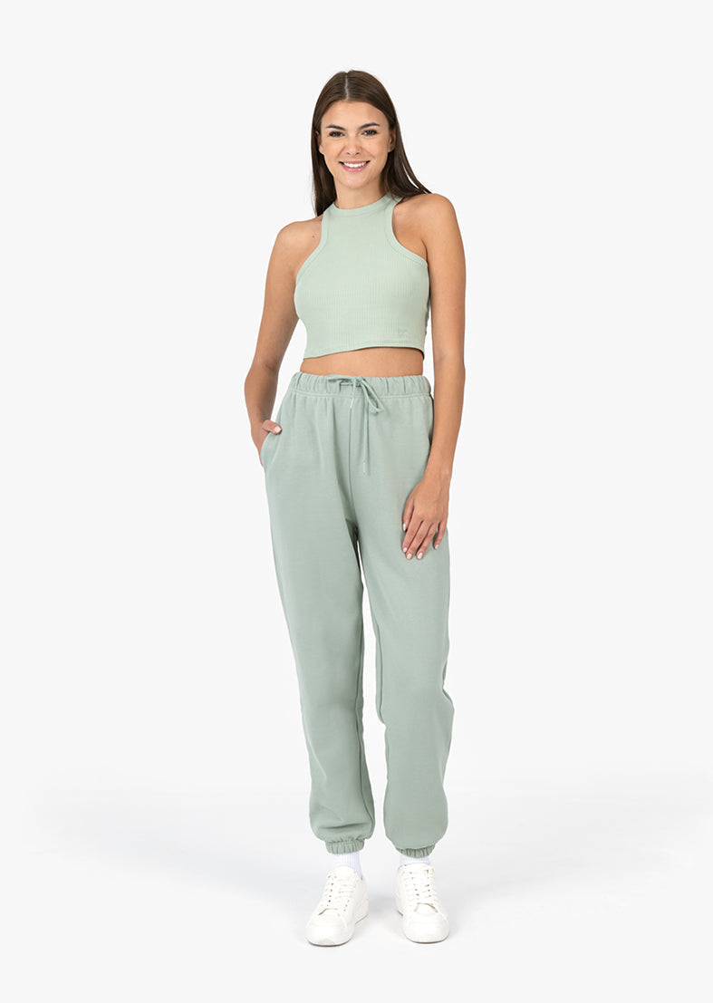 L'COUTURE Bottoms Life Lounge Oversized Jogger Sage