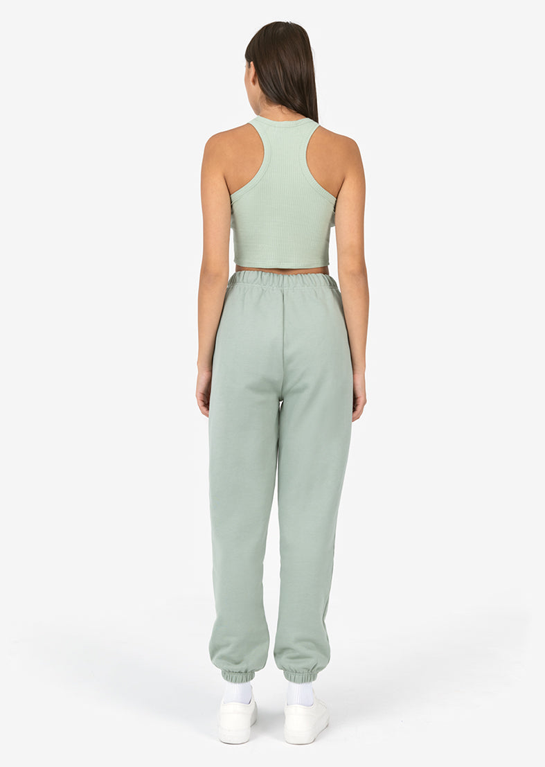 L'COUTURE Bottoms Life Lounge Oversized Jogger Sage