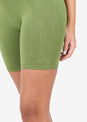 L'COUTURE Chevron Seamless Bike Short Olive
