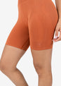 L'COUTURE Chevron Seamless Bike Short Rust