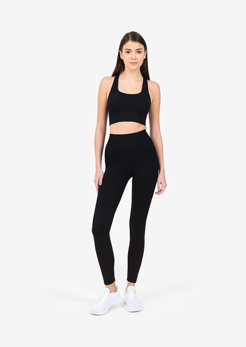 Chevron Seamless Legging Black – LC