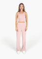L'COUTURE Cloudsoft Rib Lounge Tank Blush