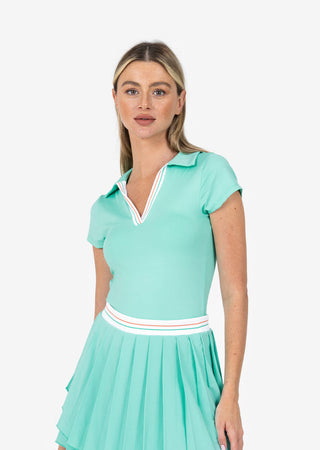 L'COUTURE Club LC Vintage Collared Top Mint