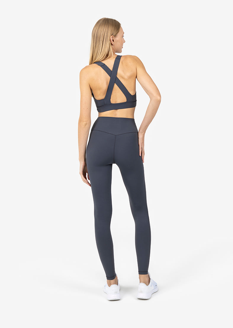 L'COUTURE Leggings Elevate Life Full Length Legging Graphite