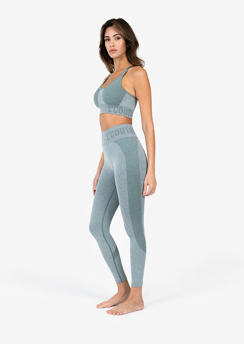 Elevate Seamless Bra Blue Marl – LC