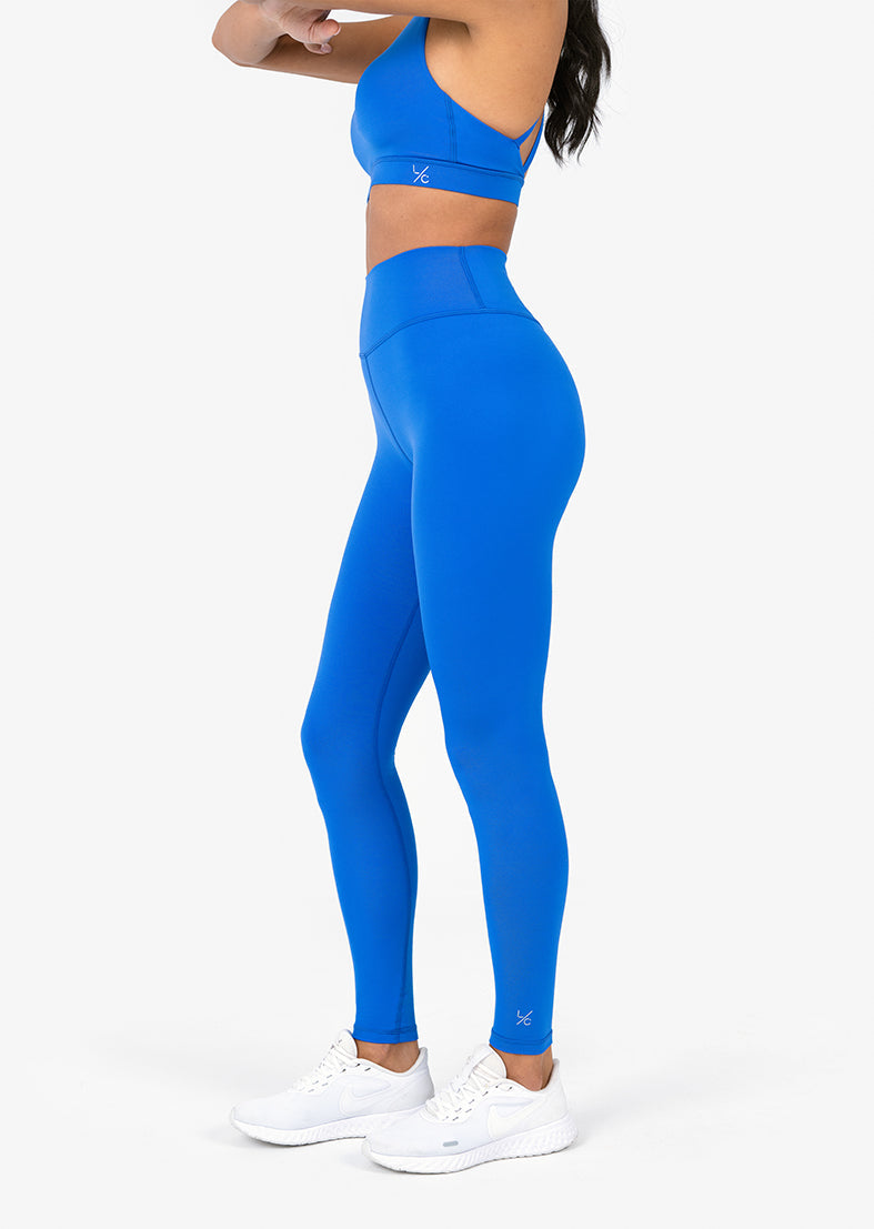 L'COUTURE Leggings Elevate Touch Full Length Legging Electric Blue