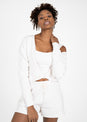 L'COUTURE Long Sleeve Tops All-Around Lounge Reversible Top Stone