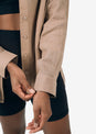 L'COUTURE Shirts Elevate Linen Shirt Caramel