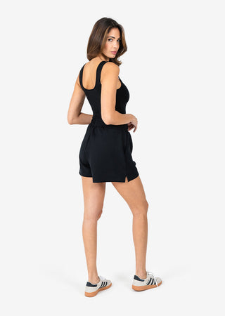 L'COUTURE Shorts All Around Lounge Short Black Final Sale
