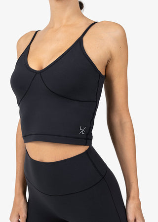 L'COUTURE Sports Bras Elevate Life Longline Bra Black