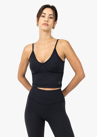 L'COUTURE Sports Bras Elevate Life Longline Bra Black