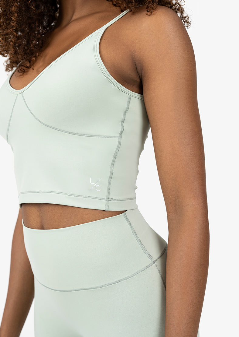L'COUTURE Sports Bras Elevate Life Longline Bra Sage