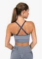 L'COUTURE Sports Bras Elevate Seamless Bra Graphite Marl