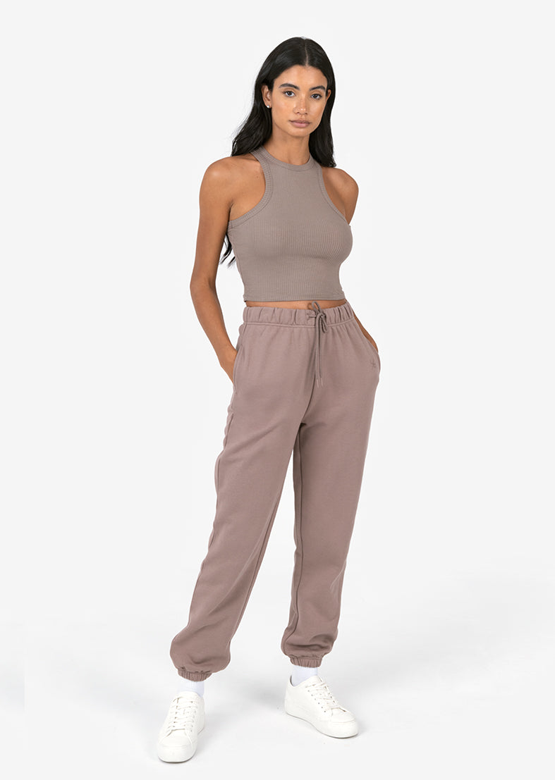 L'COUTURE Tees & Tanks Life Lounge Tank Praline