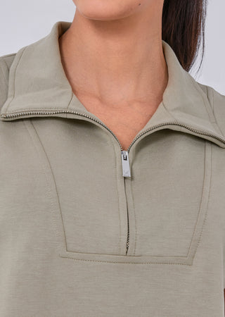 LC All-Around Lounge Half Zip Sweatshirt Abby Stone