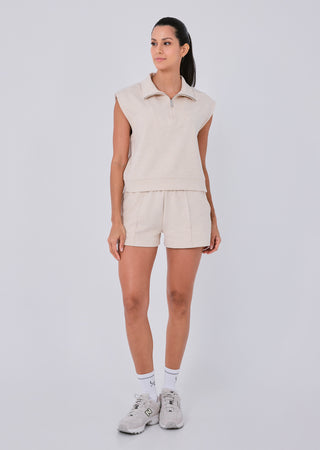 LC All-Around Lounge Half Zip Sweatshirt Oatmeal Heather