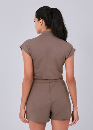 LC All-Around Lounge Romper Walnut