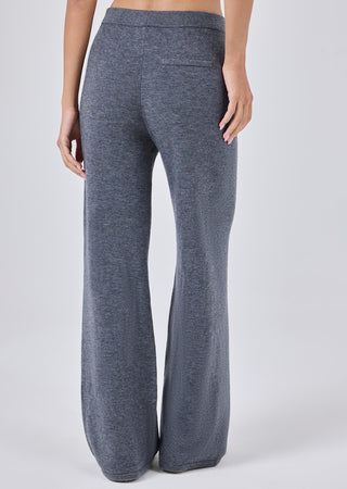 LC Blend Trouser Women Merino Wool Blend Pant Grey Marl