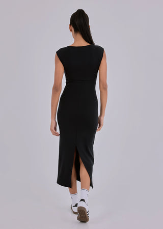 LC Cap Sleeve Dress Women Effortless Cap Sleeve Dress Black