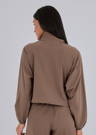 LC Jacket Womens Agility Half Zip Jacket Walnut