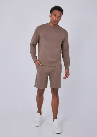 LC Mens All Around Lounge Shorts Walnut