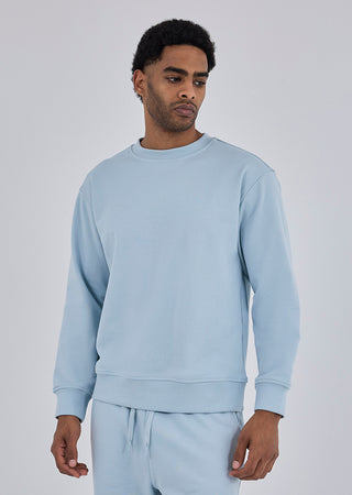 LC Oversize Sweater Oversized Sweater Unisex Blue Mist
