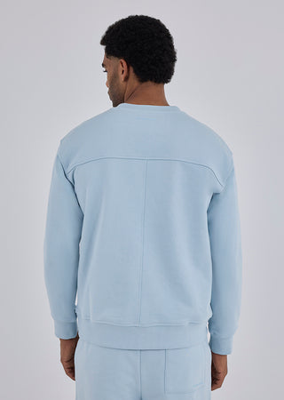 LC Oversize Sweater Oversized Sweater Unisex Blue Mist