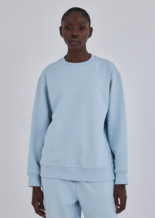 LC Oversize Sweater Oversized Sweater Unisex Blue Mist