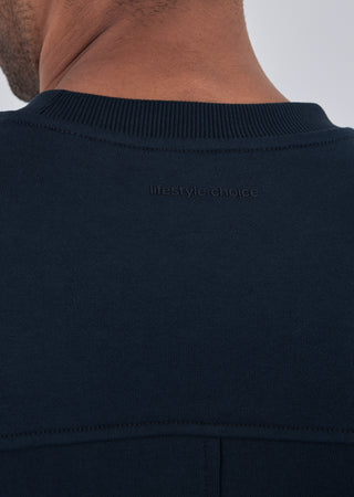 LC Oversize Sweater Oversized Sweater Unisex Navy Pewter