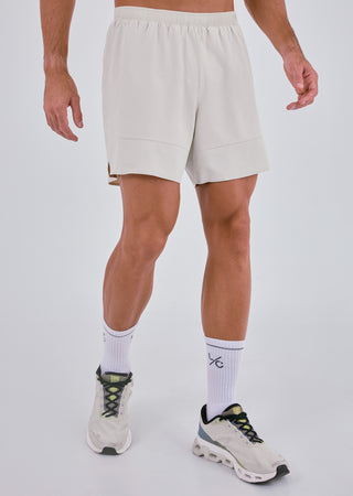LC Short Mens Run Shorts Stone