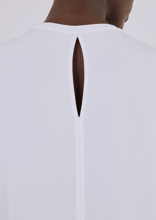 LC Split Back Tee Women’s Aloe Split Back Tee White