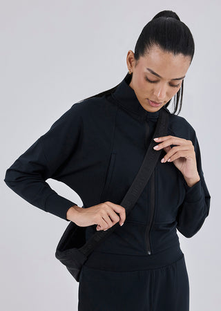 LC Womens Recovery Zip Up Black