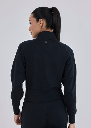 LC Womens Recovery Zip Up Black