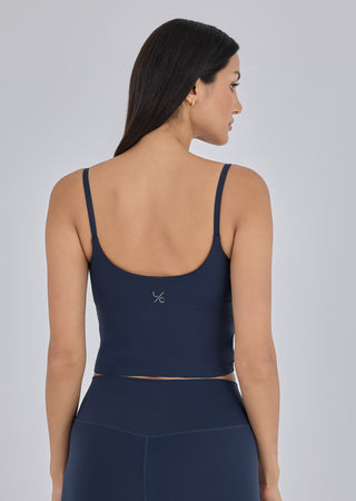 LC Wrapped Cami All Day Wrap Cami Top Dark Navy