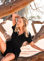 L'COUTURE Elemental Lounge Romper Black