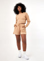 L'COUTURE Bottoms All-Around Lounge Short Latte