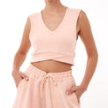 L'COUTURE Bottoms All-Around Lounge Short Rose