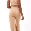 L'COUTURE Bottoms All-Around Lounge Wide Leg Trouser Latte