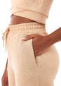 L'COUTURE Bottoms All-Around Lounge Wide Leg Trouser Latte
