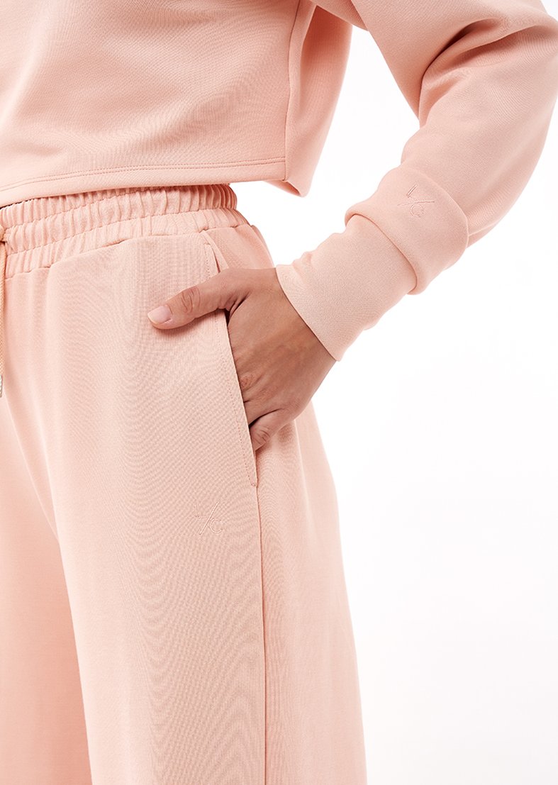 L'COUTURE Bottoms All-Around Lounge Wide Leg Trouser Rose