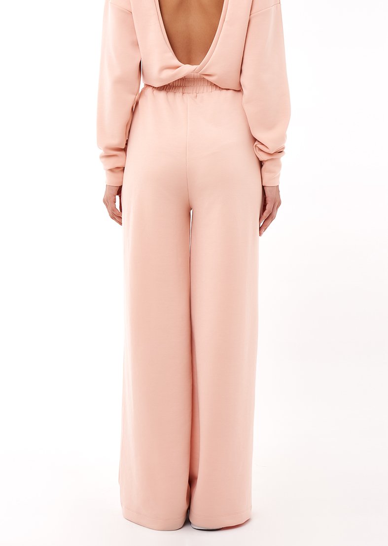L'COUTURE Bottoms All-Around Lounge Wide Leg Trouser Rose