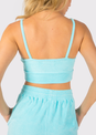 L'COUTURE Bralette SoCal Sorbet Terry Bralette Blue