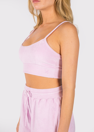 L'COUTURE Bralette SoCal Sorbet Terry Bralette Lilac