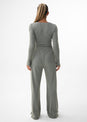 L'COUTURE Elevate Rib Long Sleeve Top Green