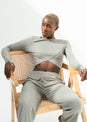 L'COUTURE Elevate Rib Long Sleeve Top Green