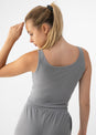 L'COUTURE Elevate Rib Tank Grey
