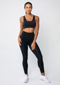 L'COUTURE Elevate Touch Cross Hook Bra Black