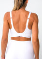 L'COUTURE Elevate Touch Cross Hook Bra White