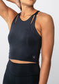 L'COUTURE Elevate Touch Long Line Bra Black