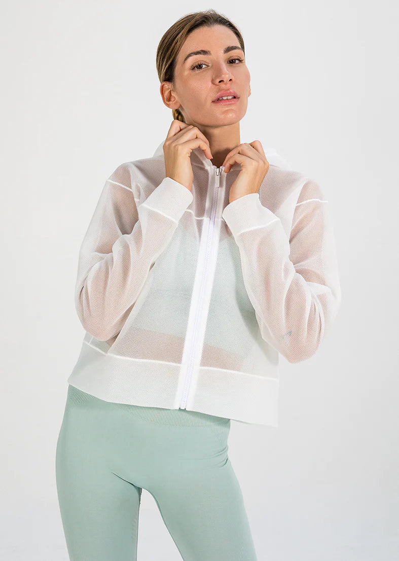 L'COUTURE Jackets Elevate Spacer Jacket White